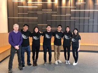NU NET Planning team members and Professor Witte 